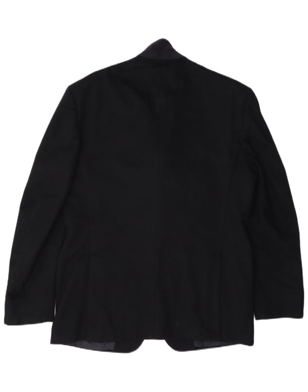 Trussardi Veste Blazer 2 Boutons IT 52 XL Bleu Marine Laine Homme