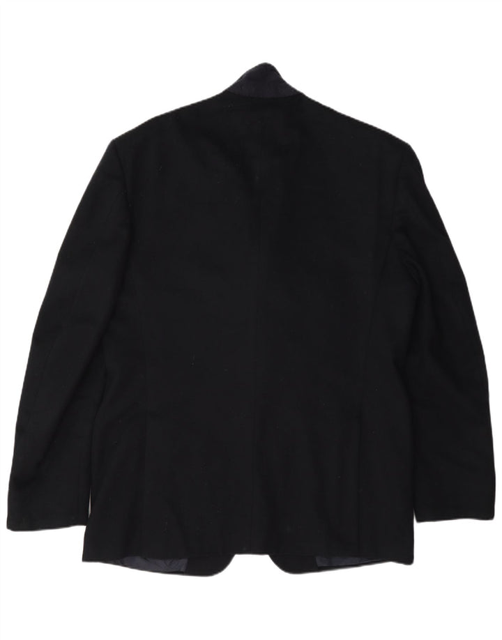 Trussardi Veste Blazer 2 Boutons IT 52 XL Bleu Marine Laine Homme