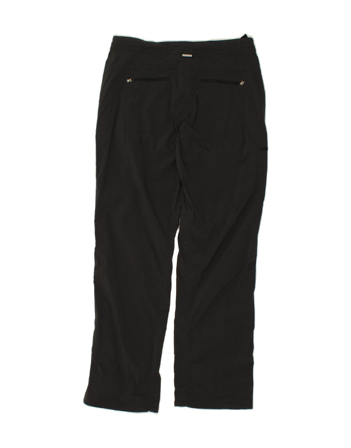 L.L.BEAN Womens Straight Cargo Trousers US 6 Medium W32 L32 Black Nylon Vintage L.L.Bean and Second-Hand L.L.Bean from Messina Hembry 