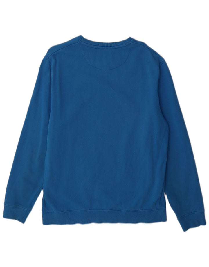 Lyle & Scott Sweat-shirt pour homme en coton bleu Taille L