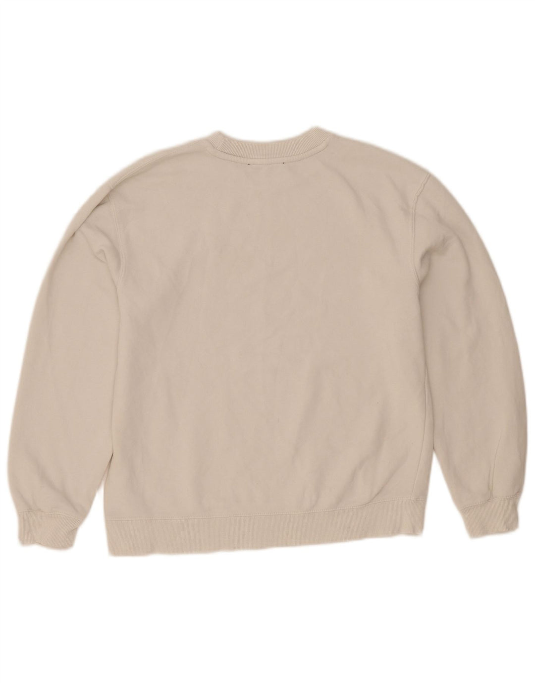 Zara Womens Crop Sweatshirt Jumper UK 10 Petit Blanc