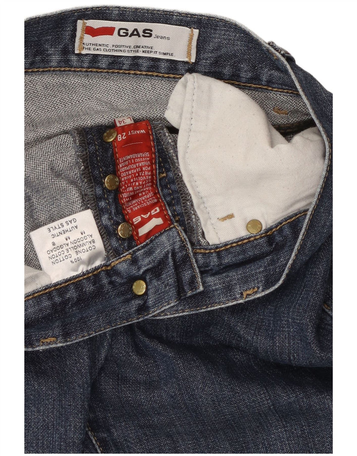 GAS Jean Slim Femme W28 L34 Bleu Coton
