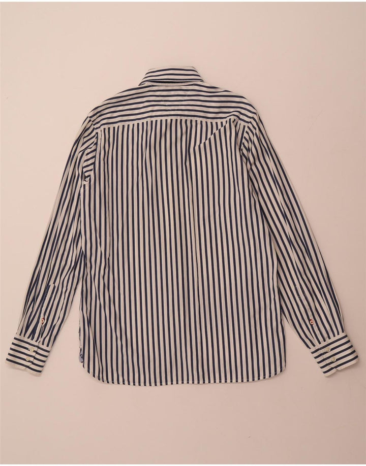 TOMMY HILFIGER Chemise Homme Coton Rayé Blanc Moyen