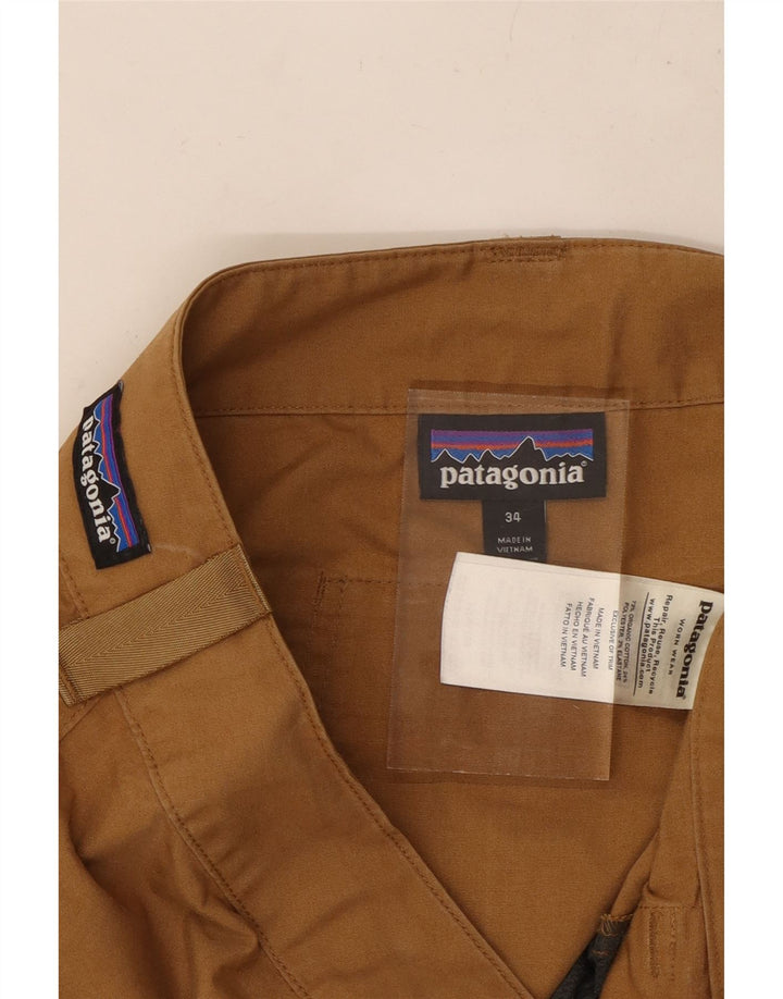 PATAGONIA Pantalon décontracté droit pour homme W34 L33 Beige Coton