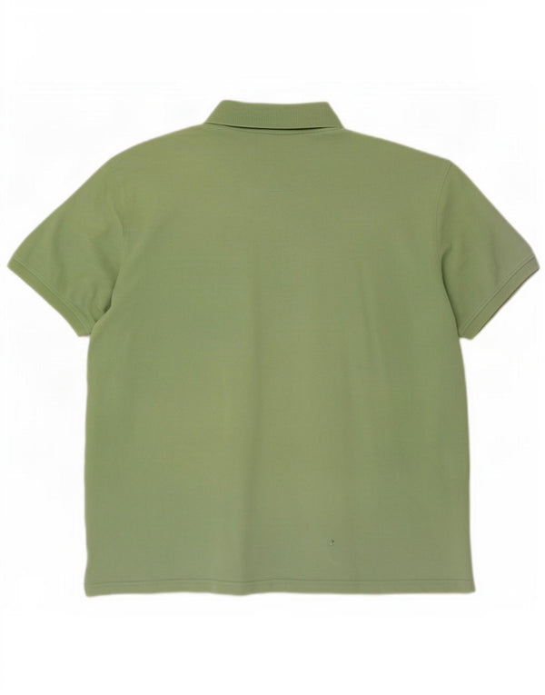 Fynch Hatton Mens Polo Shirt 2XL Green Cotton