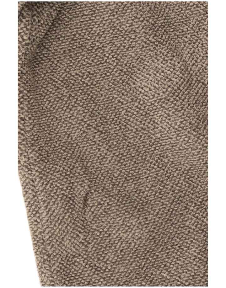 Marks & Spencer Sweat-shirt à col zippé pour hommes, grand gris, polyester