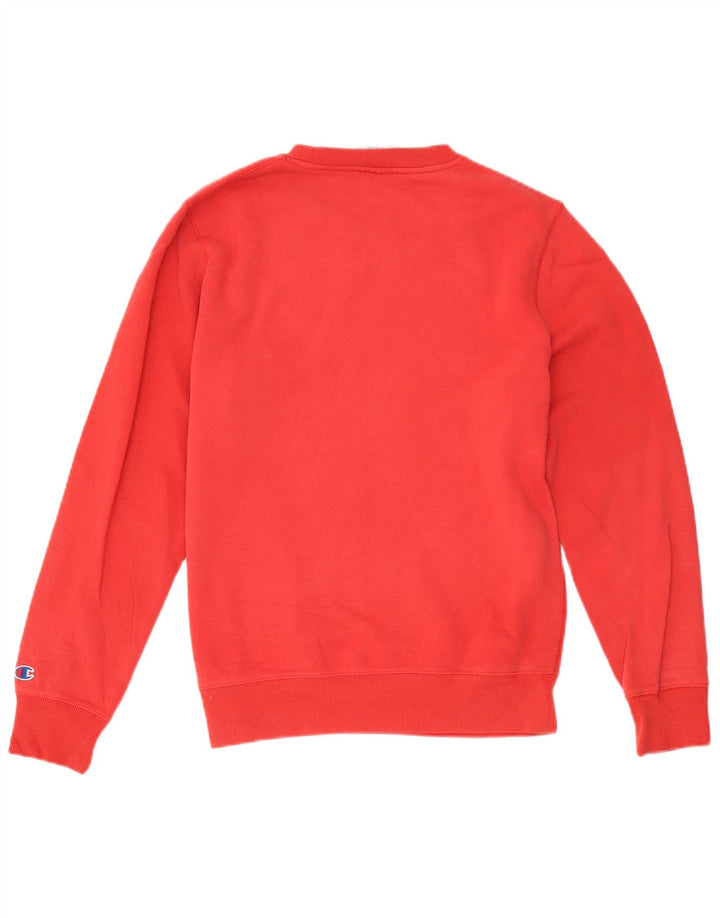 Champion Sweat-Shirt Graphique Homme Rouge Moyen Coton