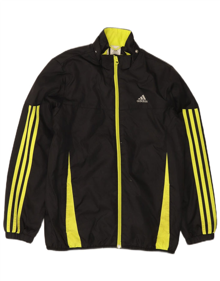 ADIDAS Veste de survêtement pour garçon 11-12 ans Noir Colourblock Nylon