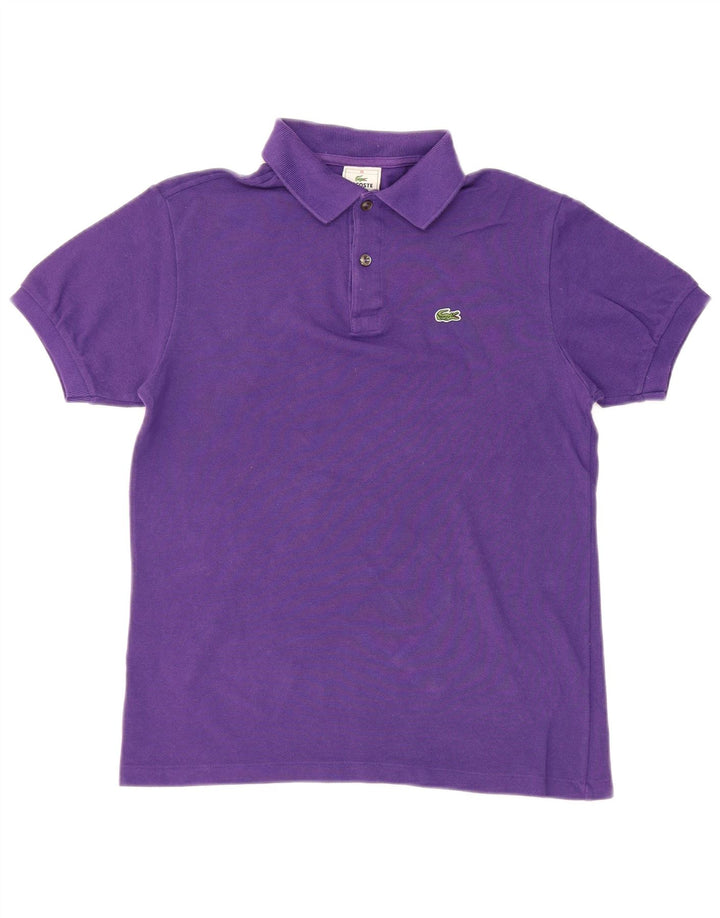 Polo LACOSTE Garçon 15-16 ans Violet Coton