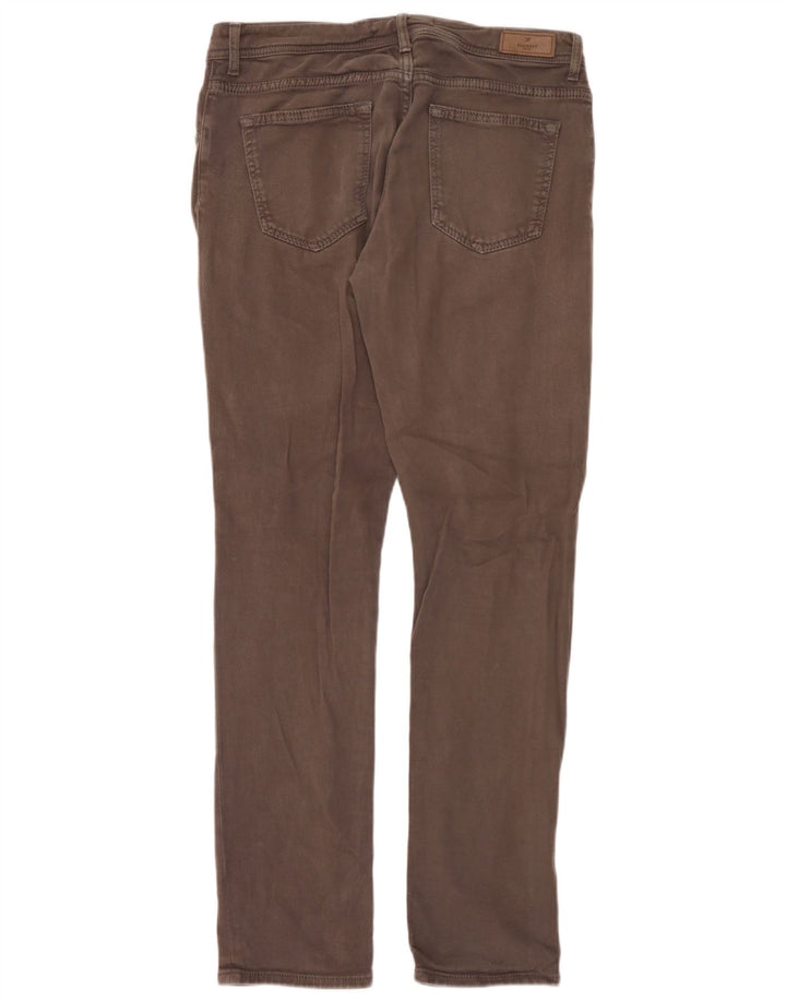 Hackett Pantalon décontracté slim pour homme W36 L32 Gris Coton