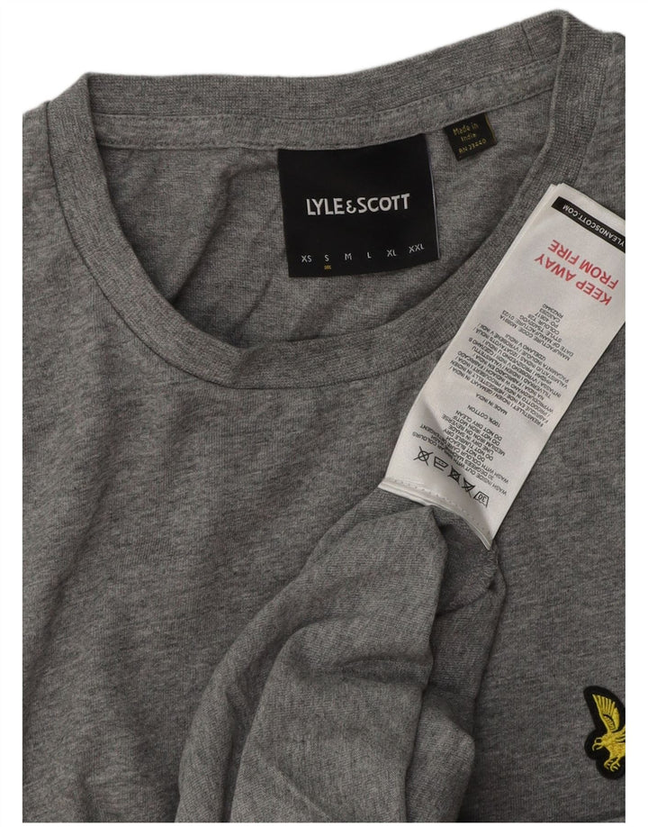 Lyle & Scott T-Shirt Homme Petit Gris Coton
