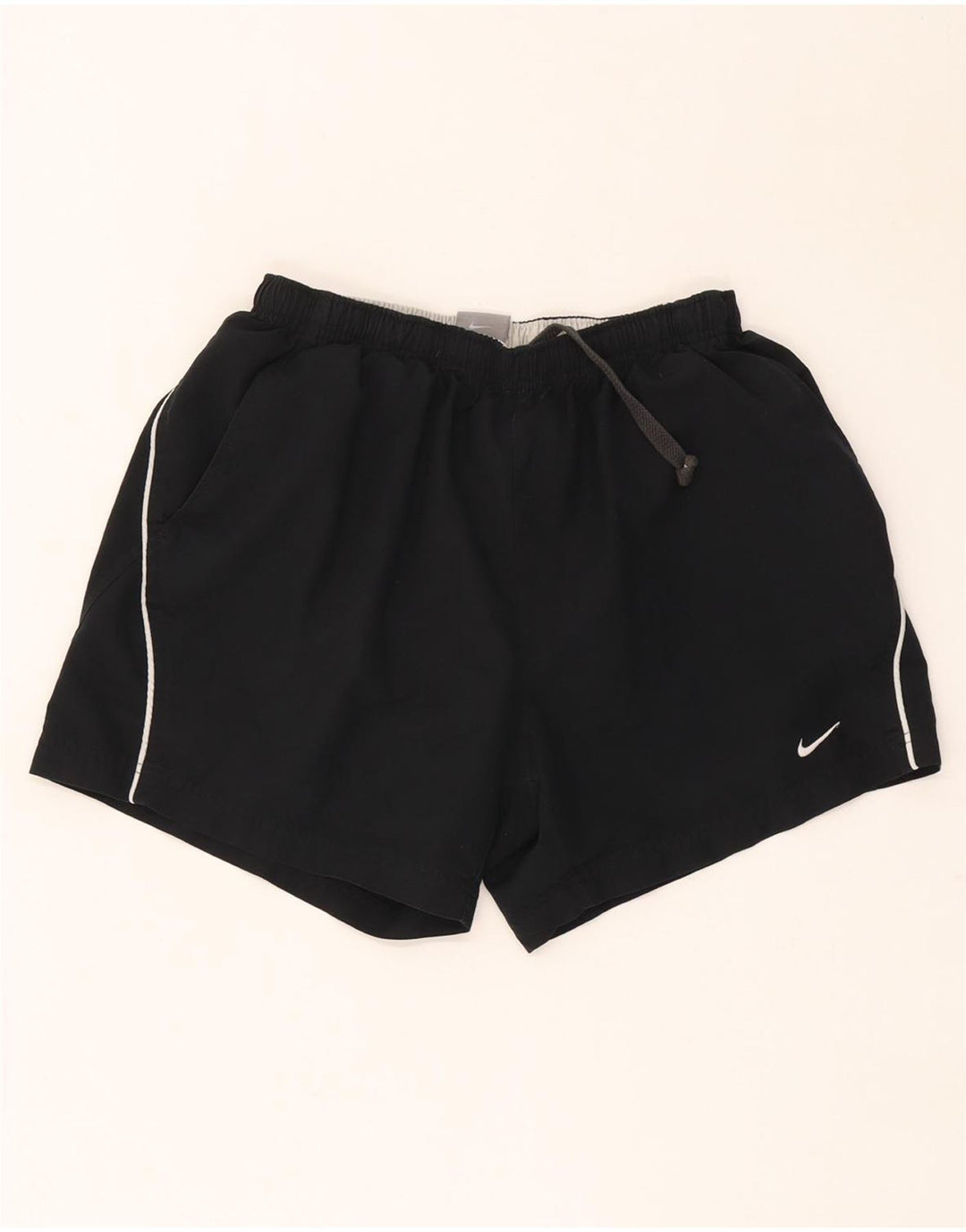 Nike Short de sport pour femme UK 12 Medium Noir Polyester