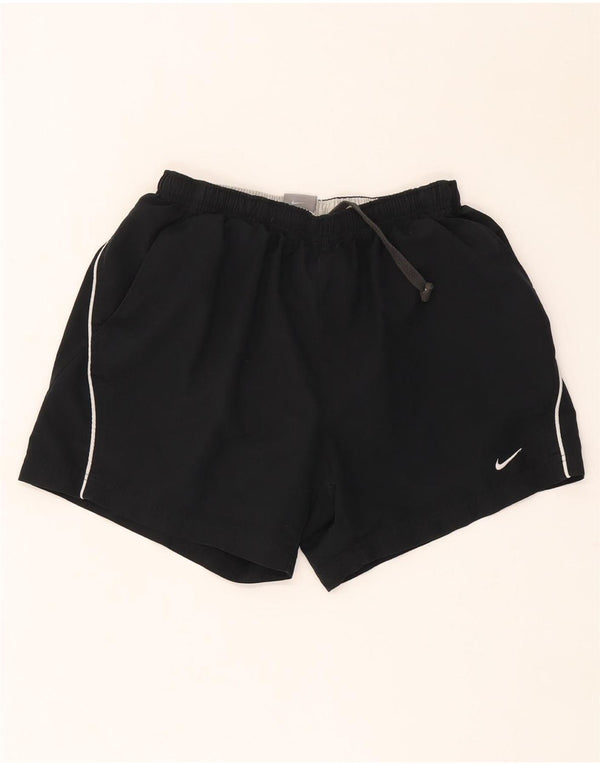 Nike Short de sport pour femme UK 12 Medium Noir Polyester
