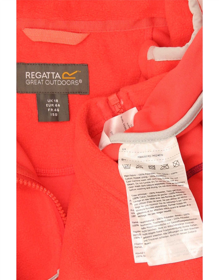 Regatta Veste de survêtement polaire pour femme UK 18 XL Rouge Polyester