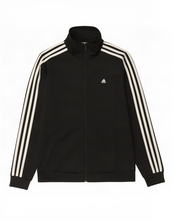 Adidas Veste de survêtement pour femme UK 8/10 Petit Noir Polyester