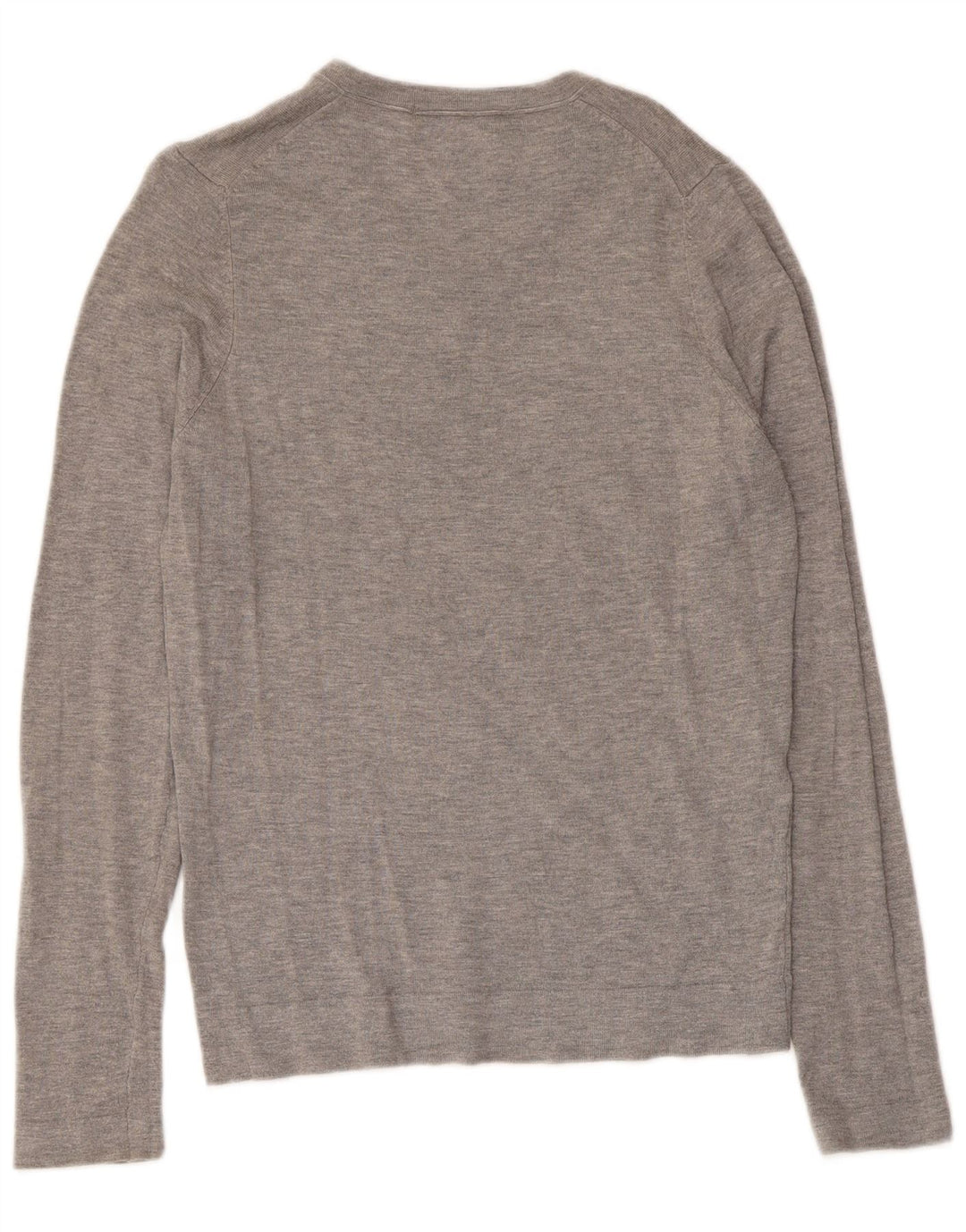 Zara Pull col V pour homme Petit Gris