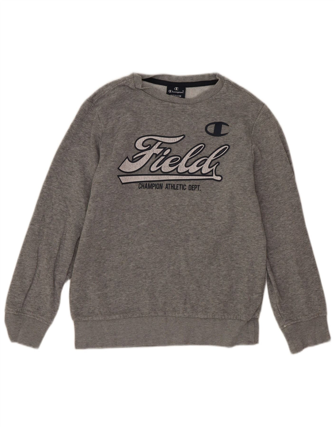 Champion Sweat-Shirt Garçon 9-10 Ans Gris Moyen Moucheté Sports