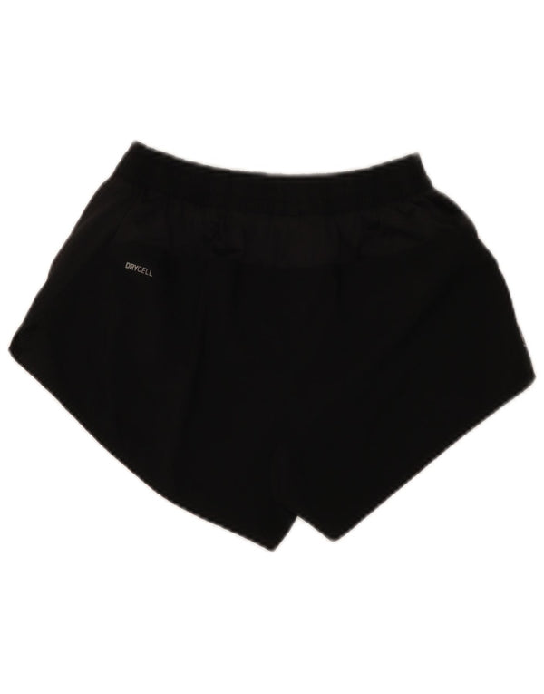 Puma Womens Sport Shorts UK 10 Small Black Polyester