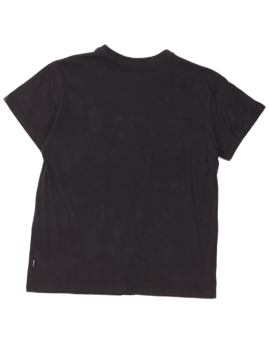 CONVERSE T-shirt graphique pour femme UK 14 en coton noir moyen