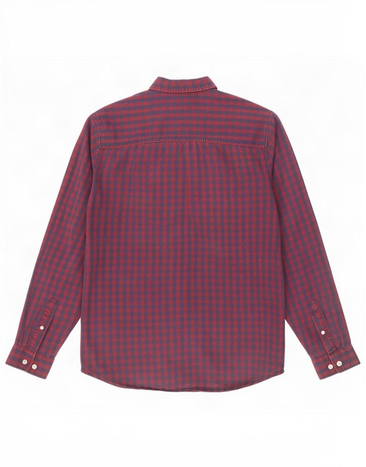 Jack & Jones Chemise Homme Rouge Moyen Vichy Coton