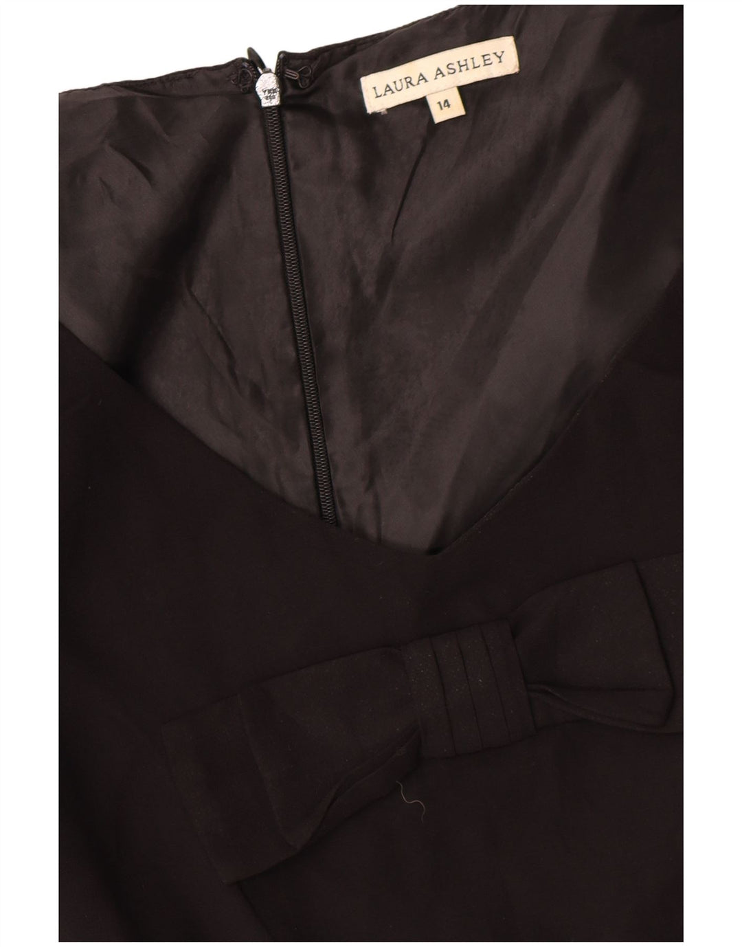 Laura Ashley Robe fourreau pour femme UK 44 Grand Noir Colorblock Polyester