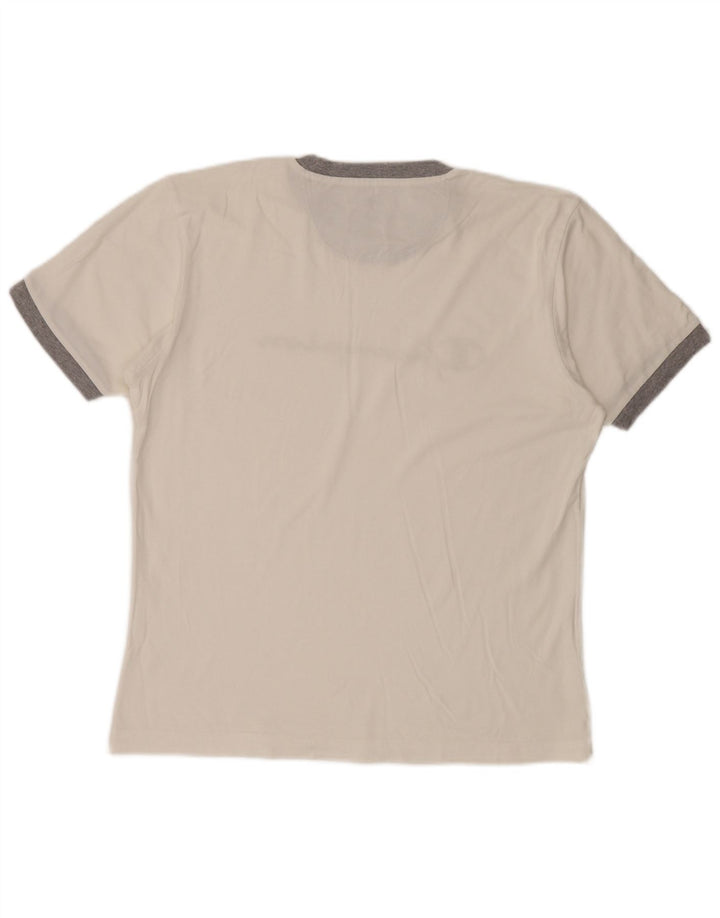 Champion T-Shirt Graphique Homme Blanc Moyen