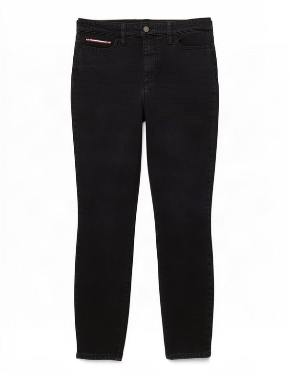 Tommy Hilfiger Jean skinny pour femme US 4 Small W28 L27 Lyocell noir