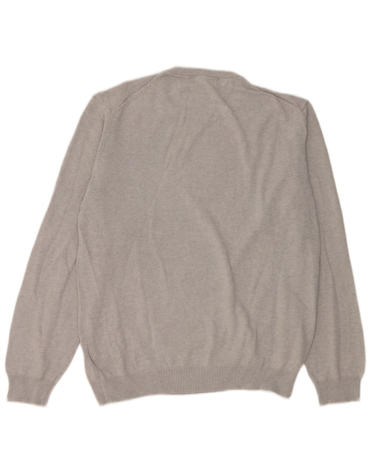 Marks & Spencer Pull col rond pour homme UK 38/40 Gris moyen