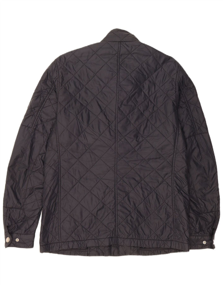 Barbour Veste matelassée pour hommes UK 38 Medium Navy Blue Polyamide