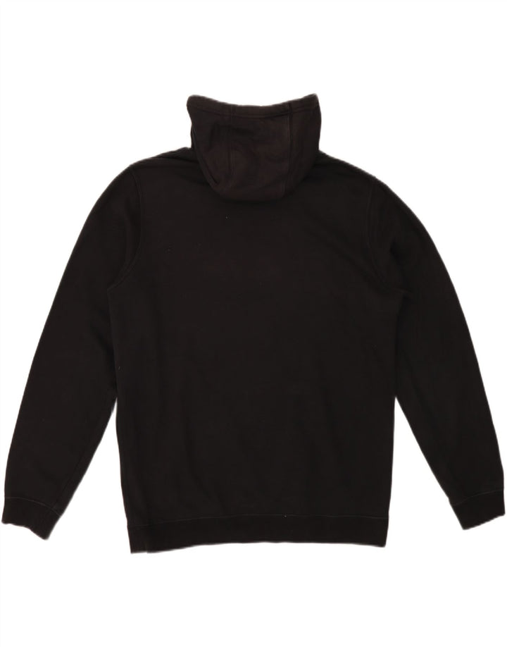 Nike Pull à capuche graphique en coton noir moyen pour homme