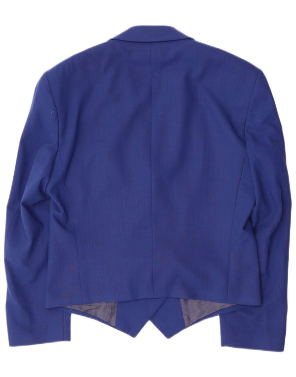 ERIC LASALLE Veste Blazer Croisée Femme IT 48 XL Bleu