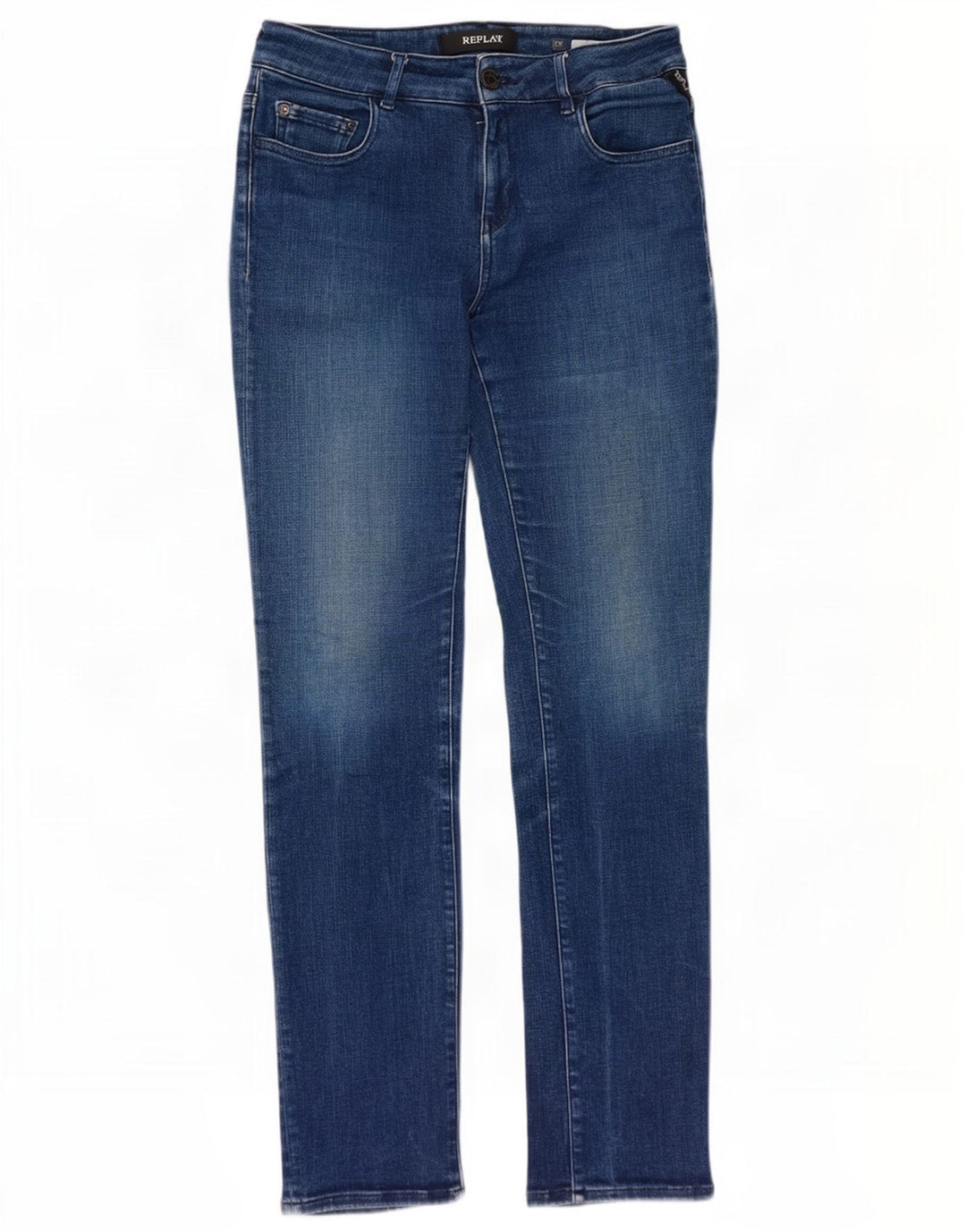 Replay Jean Slim Femme W28 L30 Bleu Coton