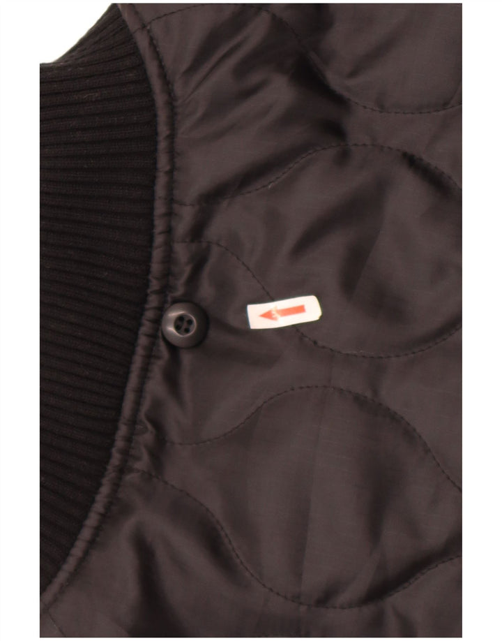 Brandit Veste matelassée pour homme UK 48 4XL Noir Polyester