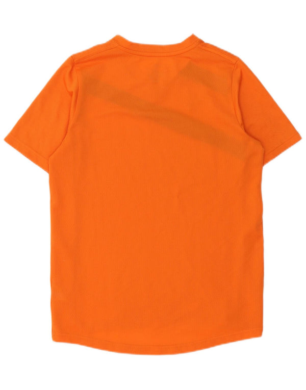 Puma T-Shirt Top Garçon 11-12 ans Orange Rayé Sports