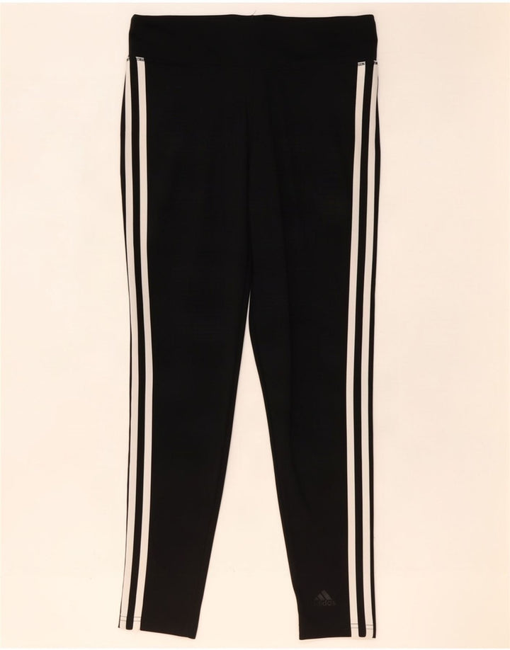 Adidas Climalite Leggings UK 8/10 Petit Noir Polyester