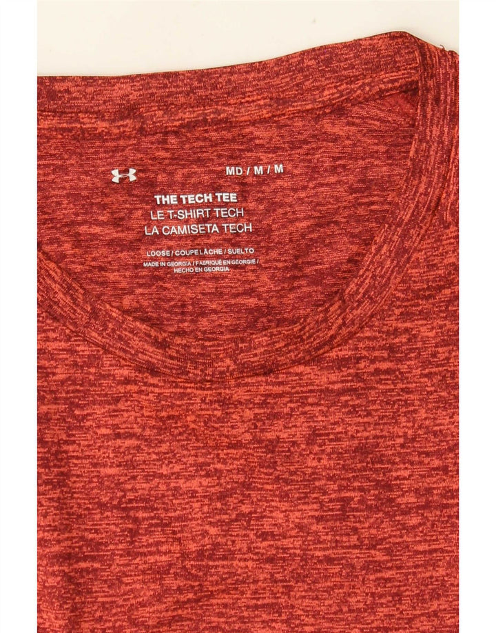 Under Armour T-Shirt Homme Rouge Moyen Moucheté