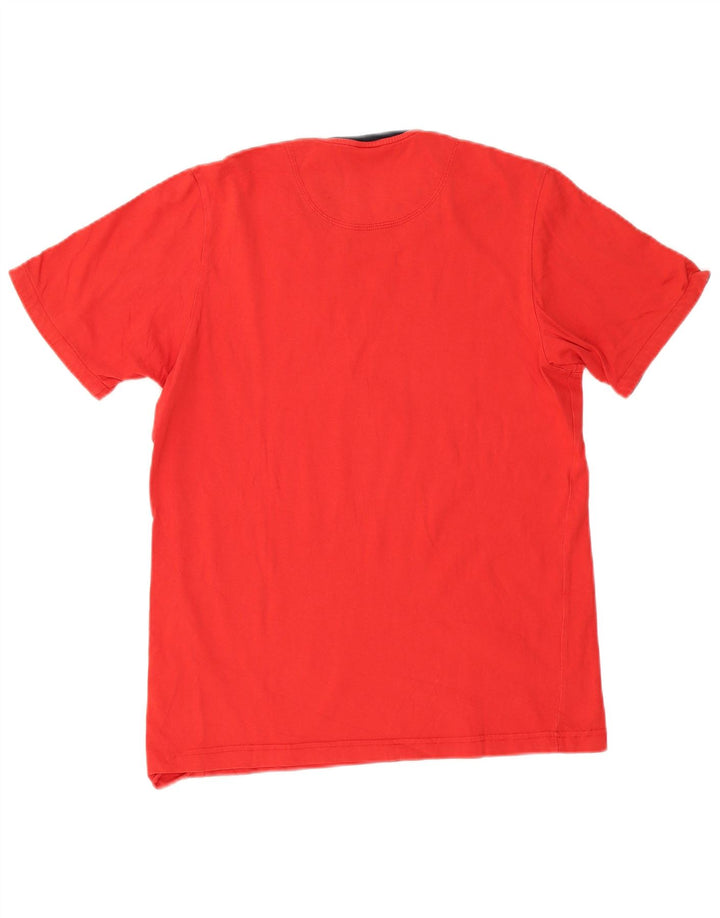 Adidas T-Shirt Graphique Homme Rouge Moyen Coton