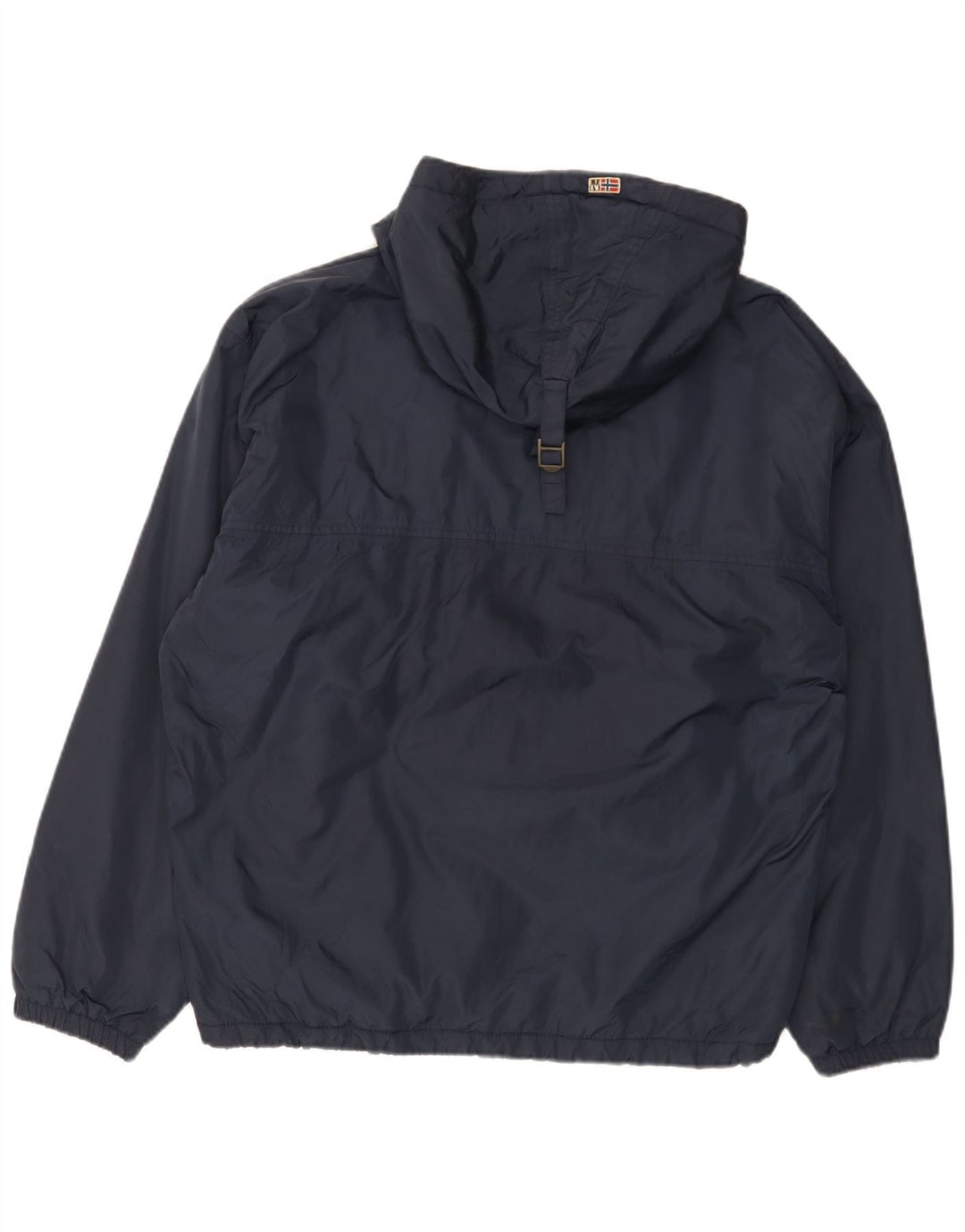 Napapijri Veste anorak graphique géographique pour hommes UK 38 bleu marine moyen
