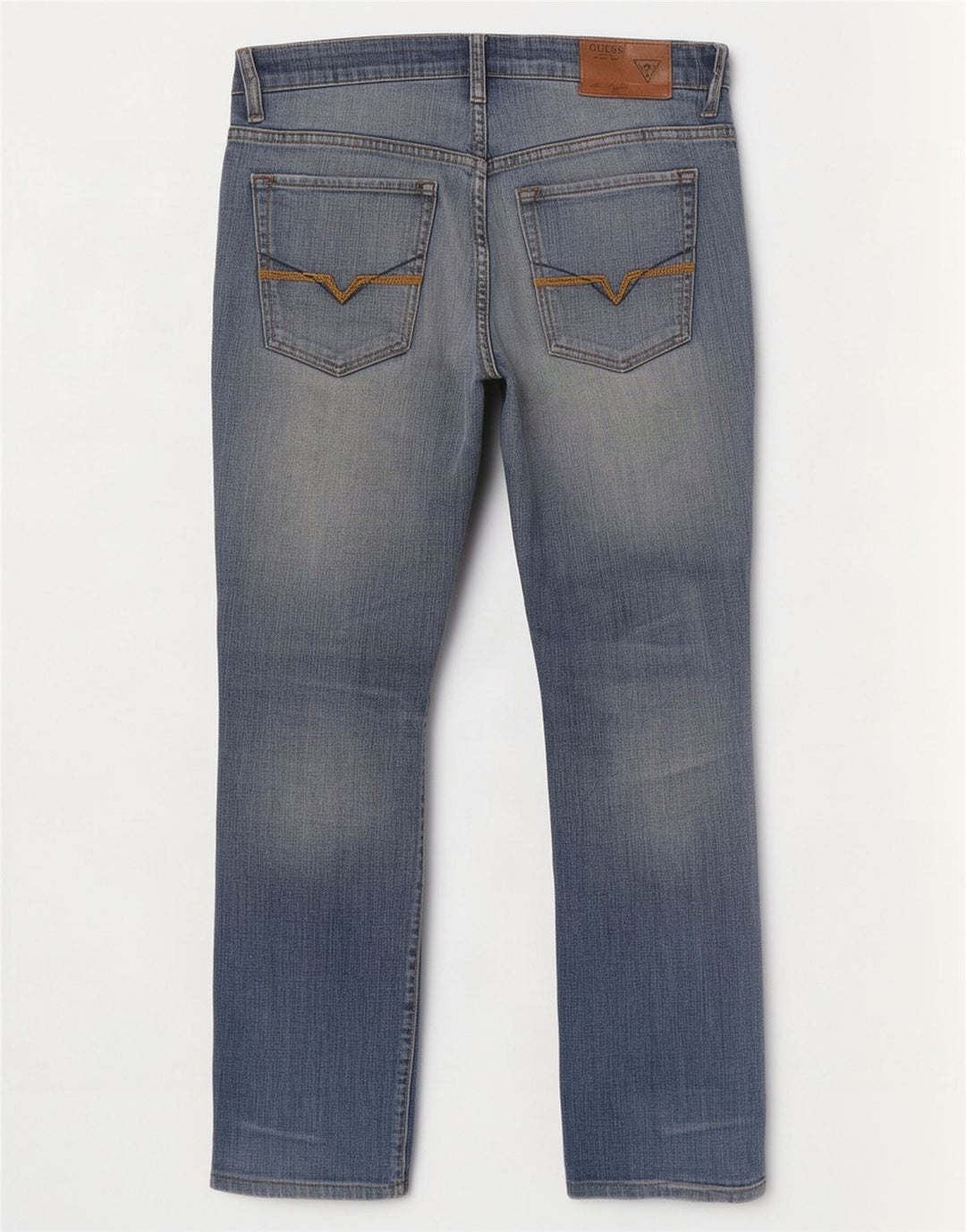 Guess Jean droit homme W32 L29 bleu coton