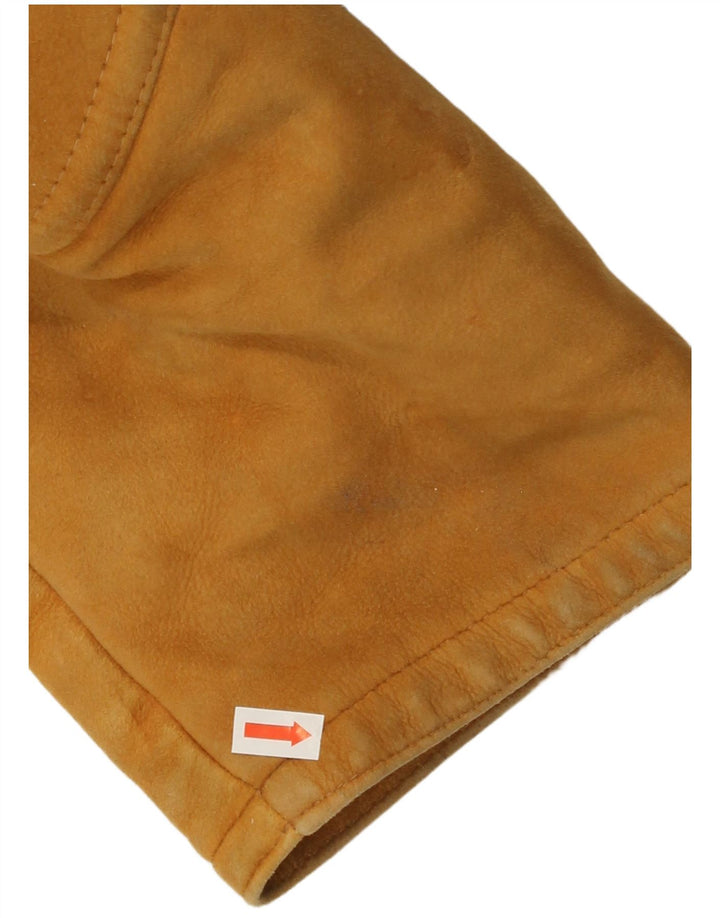 VINTAGE Veste en peau de mouton pour homme IT 52 XL Peau de mouton beige