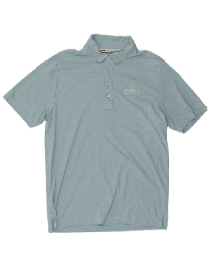 Travis Mathew Polo Homme Bleu Moyen Coton