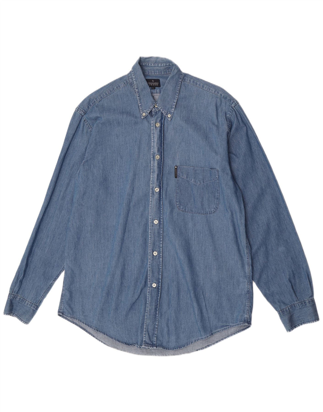 Trussardi Chemise En Jean Large Bleu |