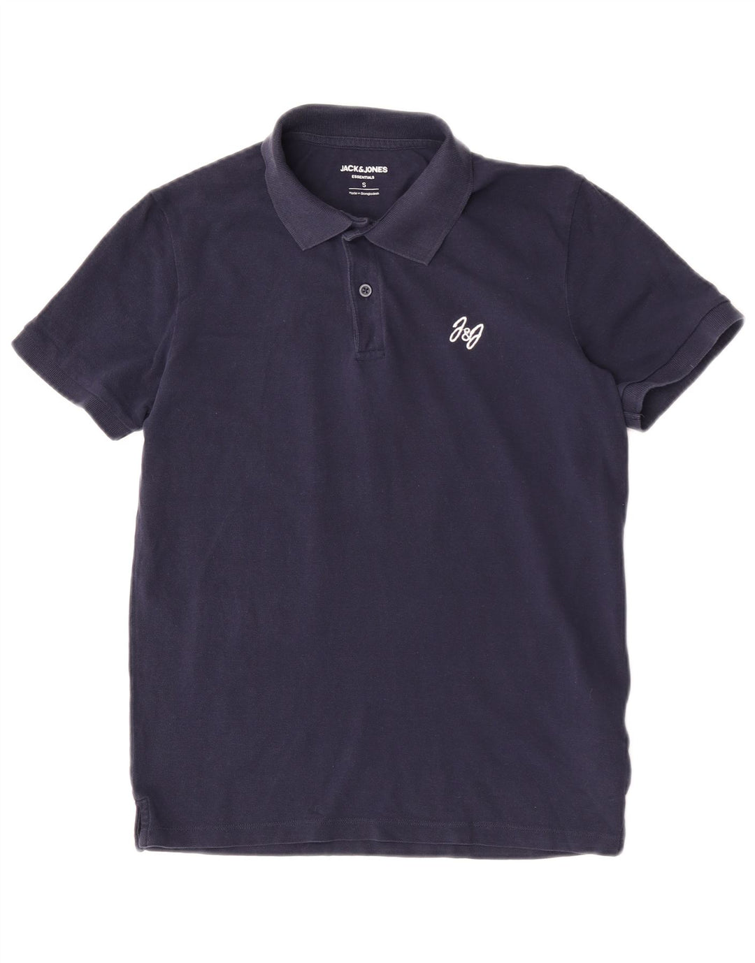 Jack & Jones Polo Homme Petit Bleu Marine Coton