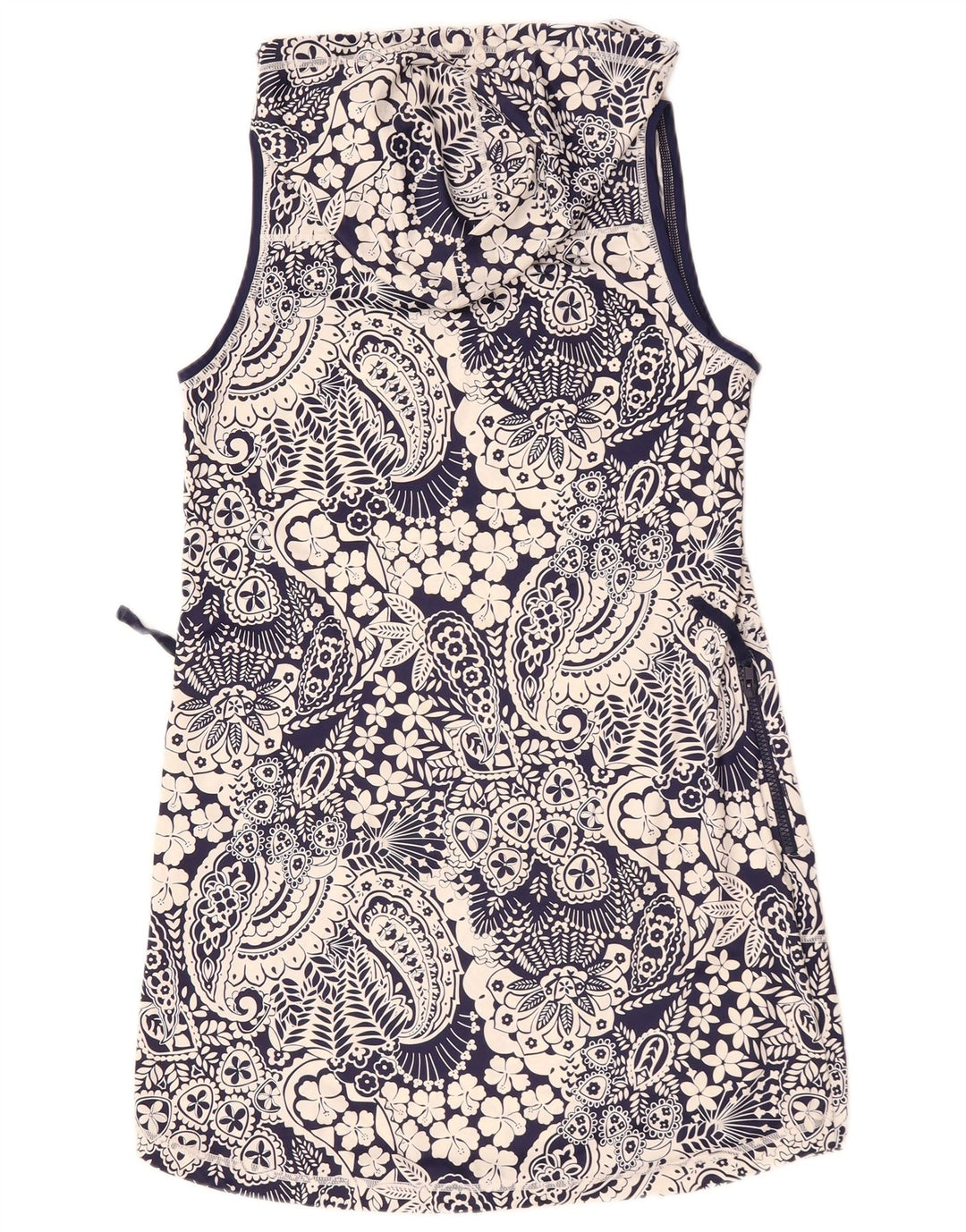 Tommy Bahama Chemisier sans manches pour femme UK 10 Petit nylon bleu marine