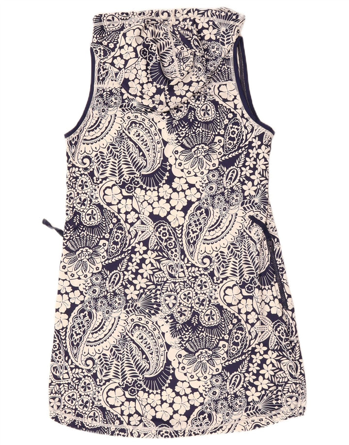 Tommy Bahama Chemisier sans manches pour femme UK 10 Petit nylon bleu marine