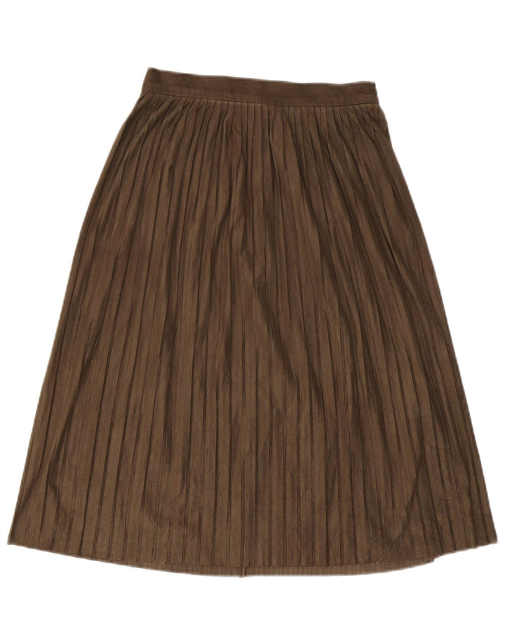 Zara Femme Jupe A-Line Small W26 Kaki Polyester