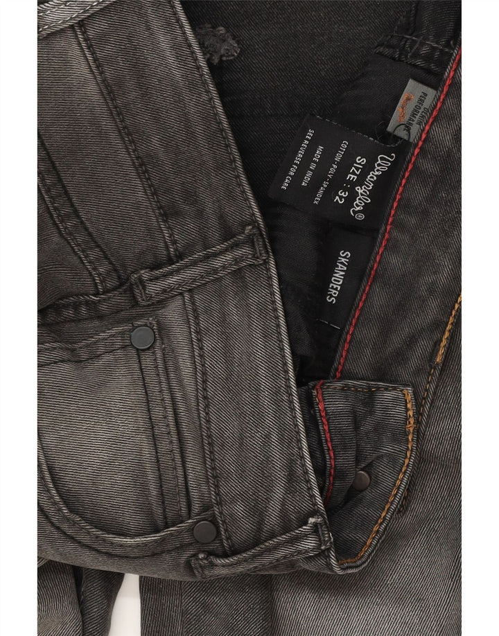 WRANGLER Jean Droit Skanders Homme W32 L29 Gris Coton