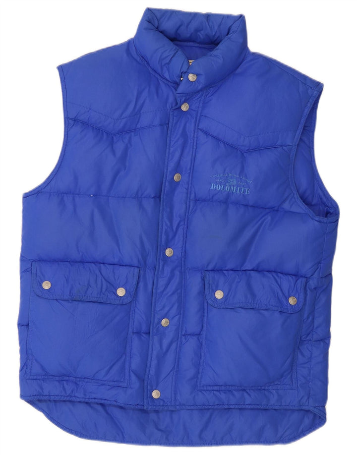 Dolomite Gilet rembourré pour homme UK 36 Small Bleu Nylon