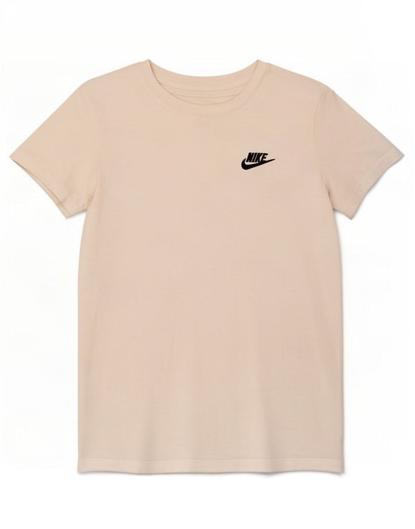 Nike T-Shirt Femme UK 6 XS Blanc Coton