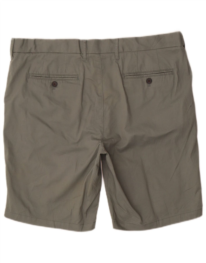 Marks & Spencer Short Chino Homme W38 XL Kaki Coton